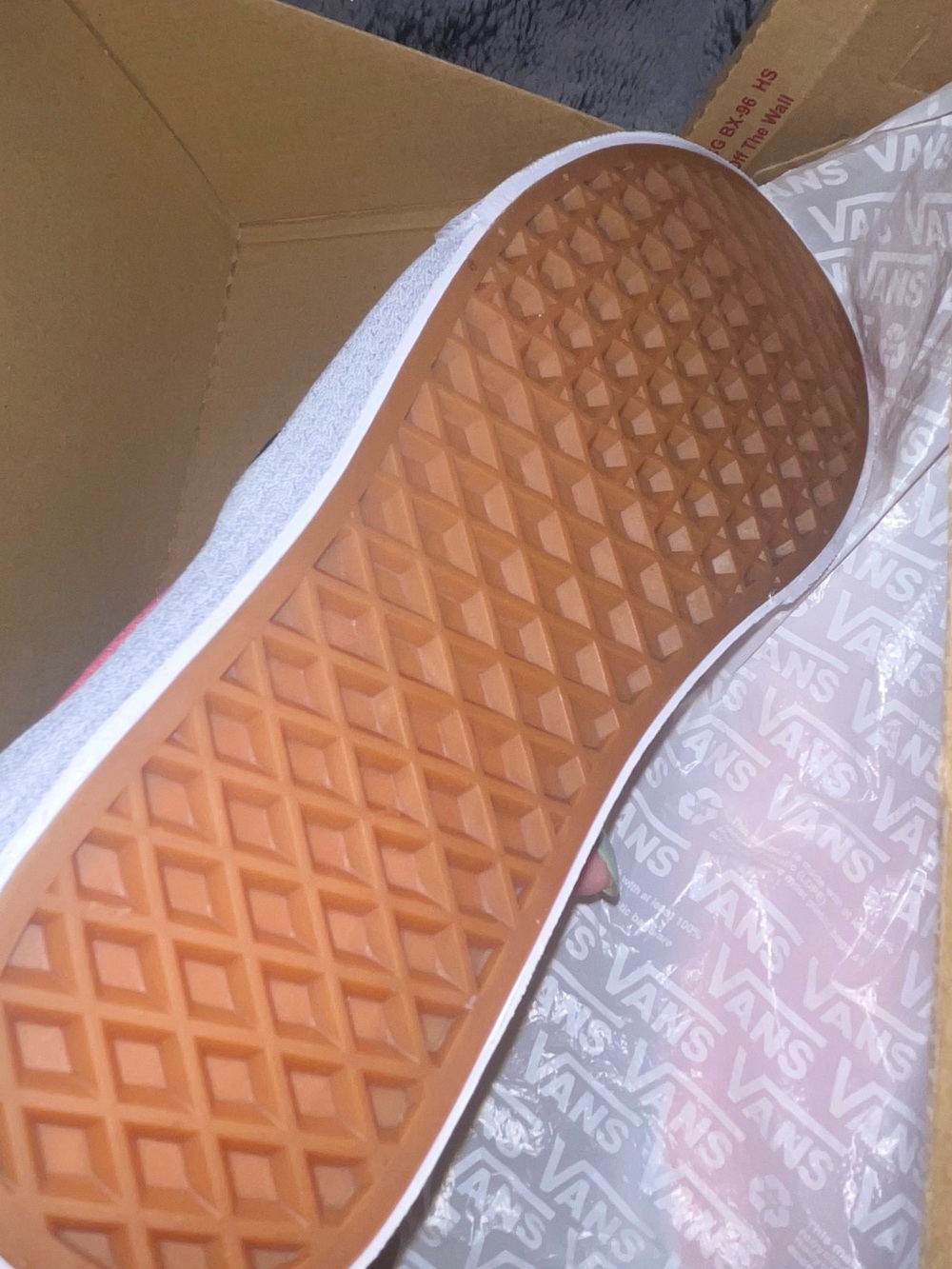 Vans Coral Pink Slip-On Sneakers - Picture 2 of 3